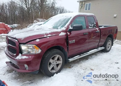 2018 Ram 1500 Express 4X4 6'4 Box из США, поврежденный, VIN 1C6RR7FG4JS124490
